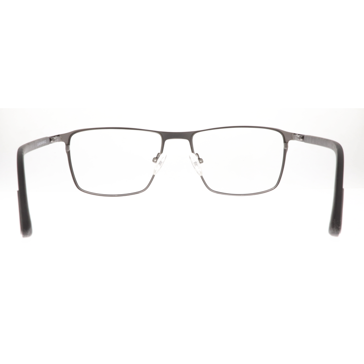 Joy Style Men’s Metal Eyeglasses Square Shape, Size 54 6401c2 Gunmetal