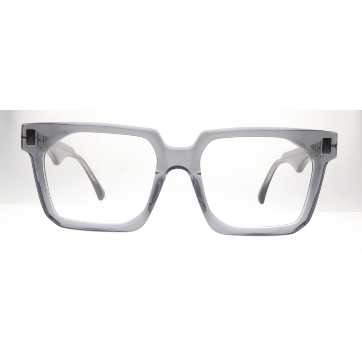 Joy Style Unisex Eyeglasses Square Shape Size 54 5868c3 Grey
