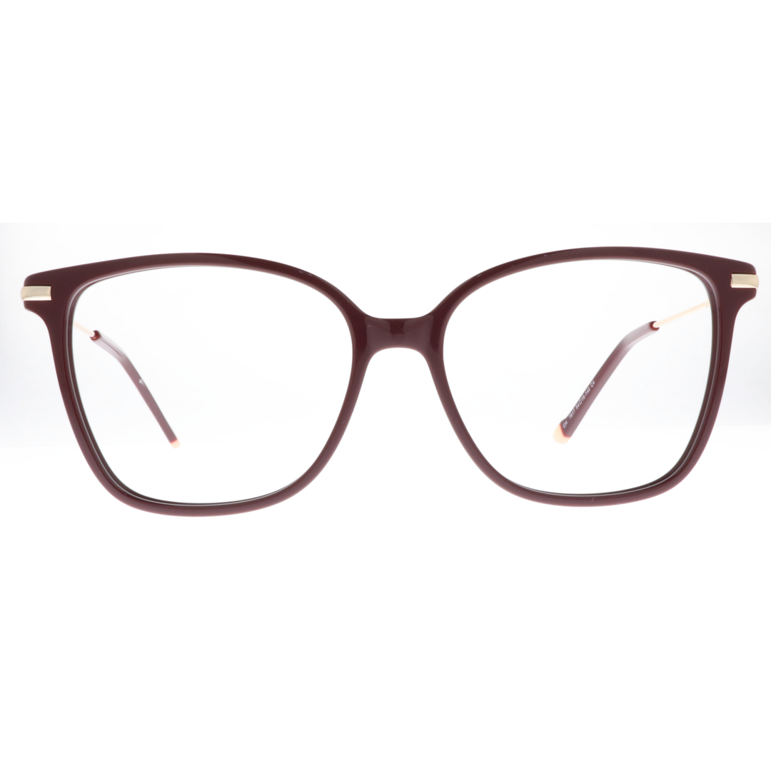 Joy Style Women's Eyeglasses Square Shape Size 54 7917c4 Brown