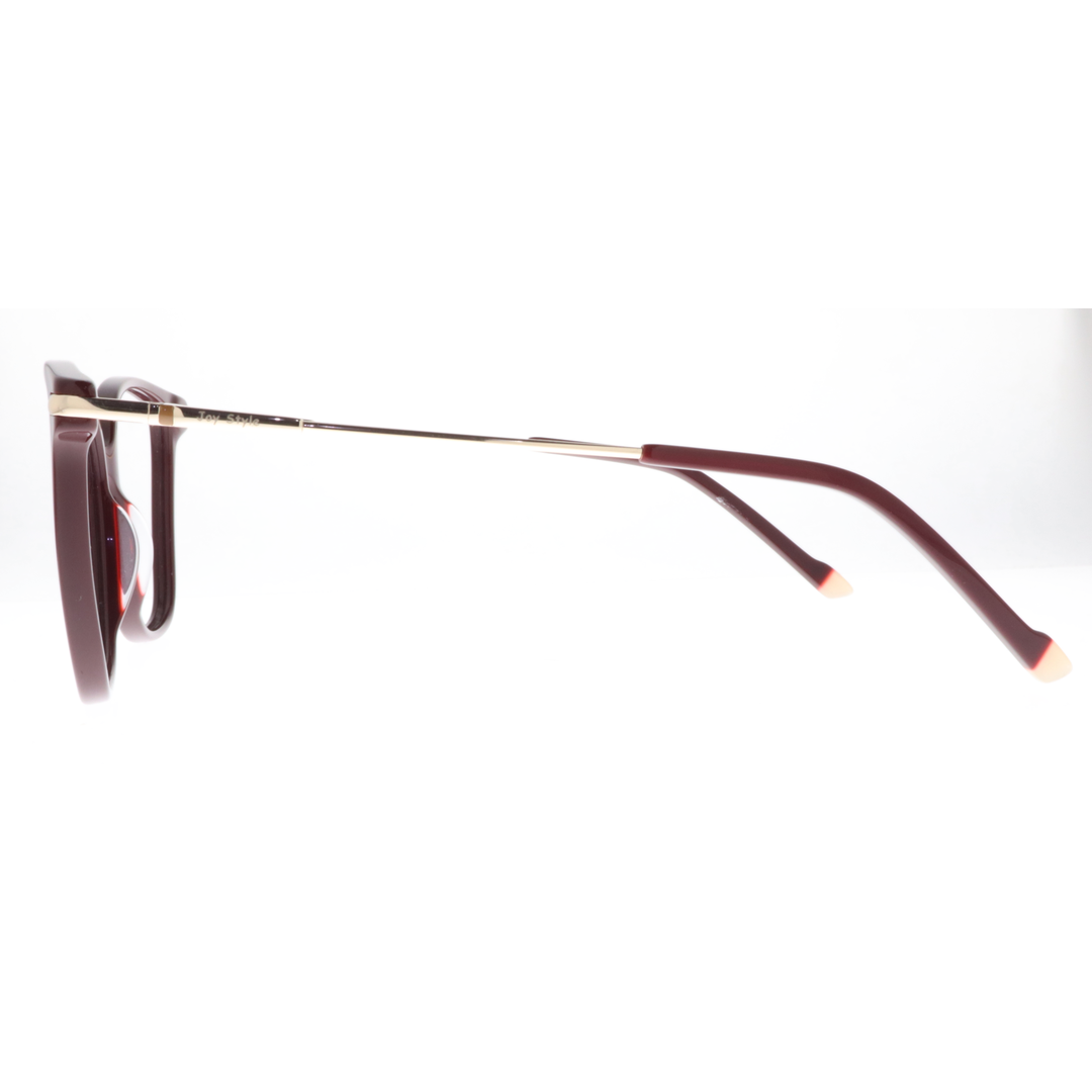 Joy Style Women's Eyeglasses Square Shape Size 54 7917c4 Brown