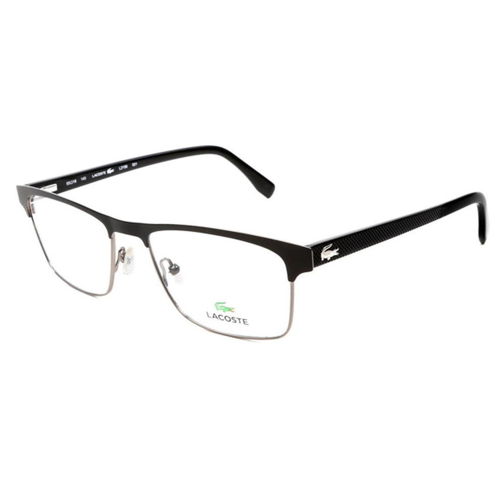 Lacoste L2198 Eyeglasses 001 - Matte Black Men Rectangle