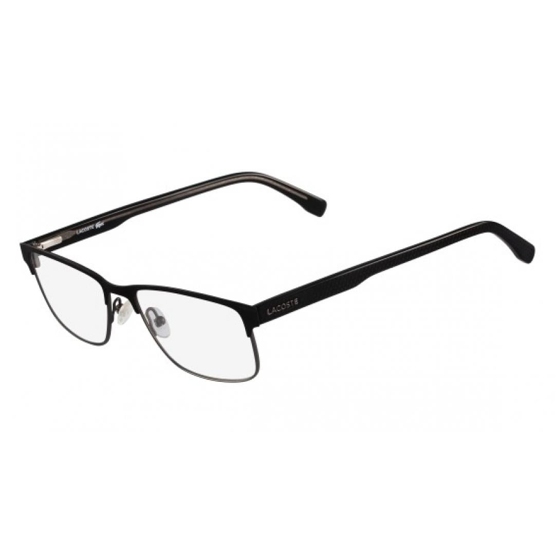 Lacoste L2217 Eyeglasses 001 - Matte Black Men Rectangle