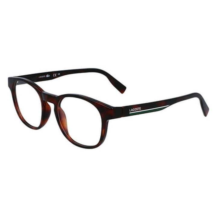 Lacoste, Glasses, Unisex, Brown, 46 MM, Stylish Eyeglasses in Havana Color