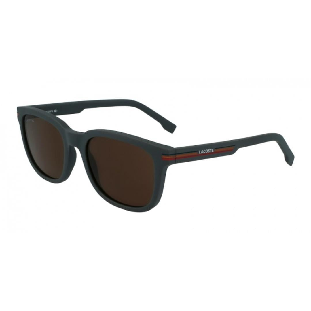 Lacoste Man L958S 022 Sunglasses Plastic Grey Brown Squared Normal
