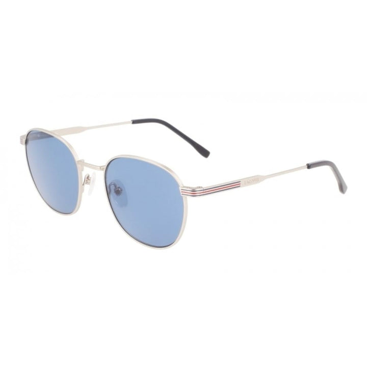 Lacoste Unisex Oval Color Stripe Sunglasses L251S 012 Matte Palladium 52mm