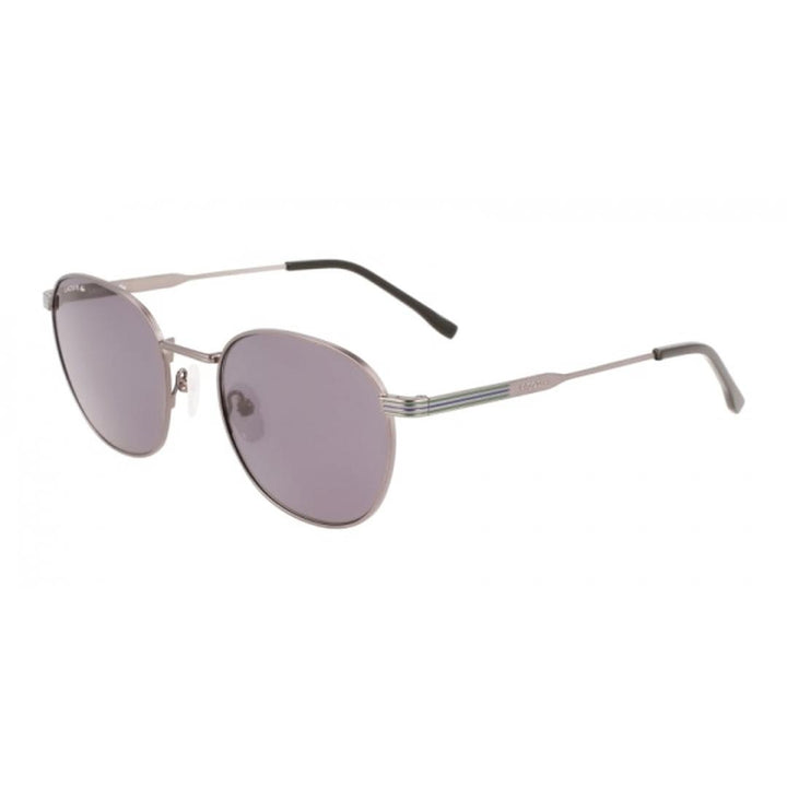 Lacoste Unisex Oval Color Stripe Sunglasses L251S 901 Matte Gunmetal 52mm