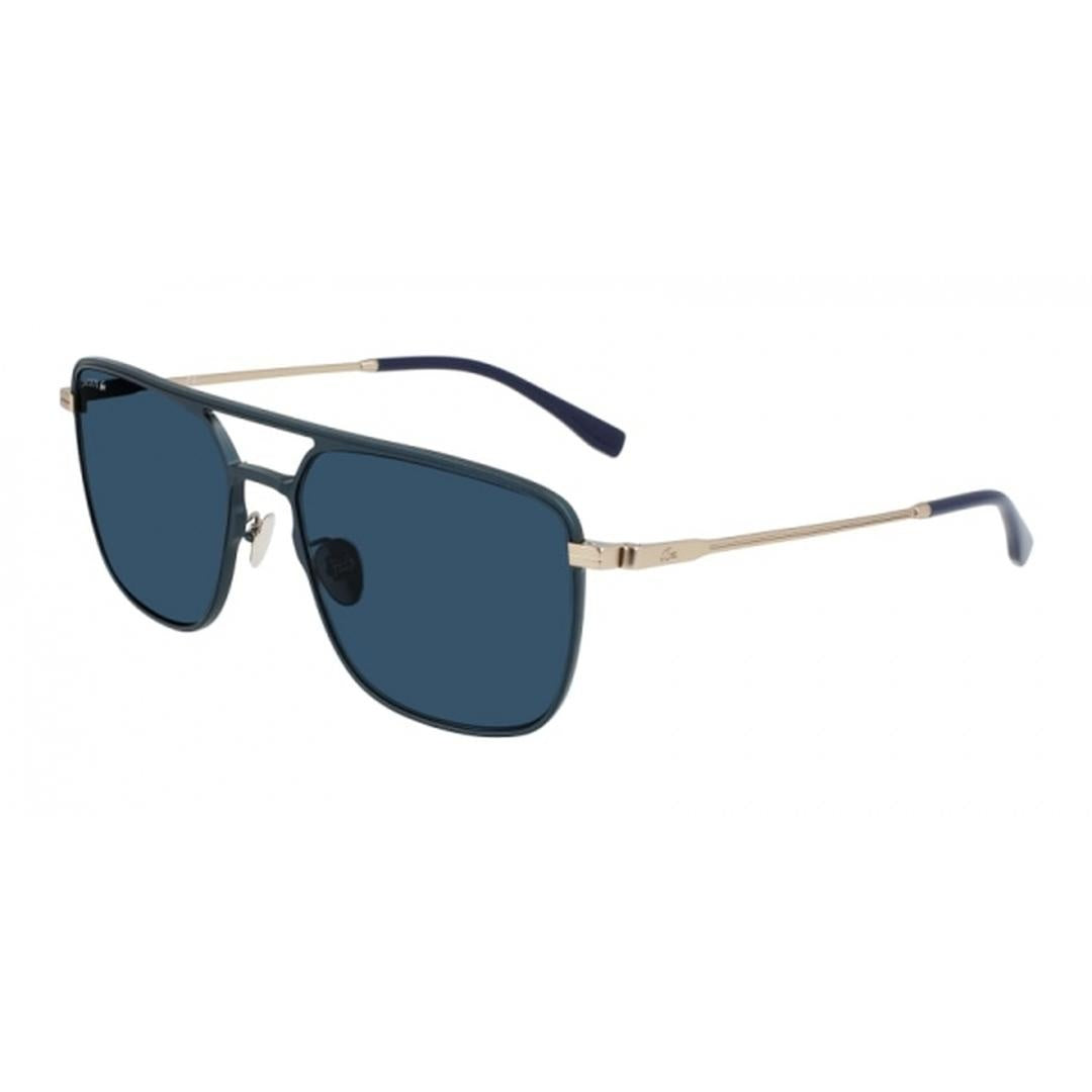 Lacoste Man L242SE 424 Sunglasses Metal Blue Blue Pilot