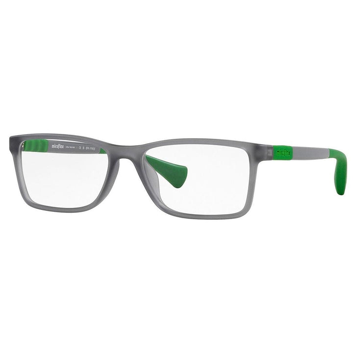 Miraflex MF4012 Kids L365 Kids' Glasses Grey Size 51 - Free Lenses - HSA/FSA Insurance - Blue Light Block Available