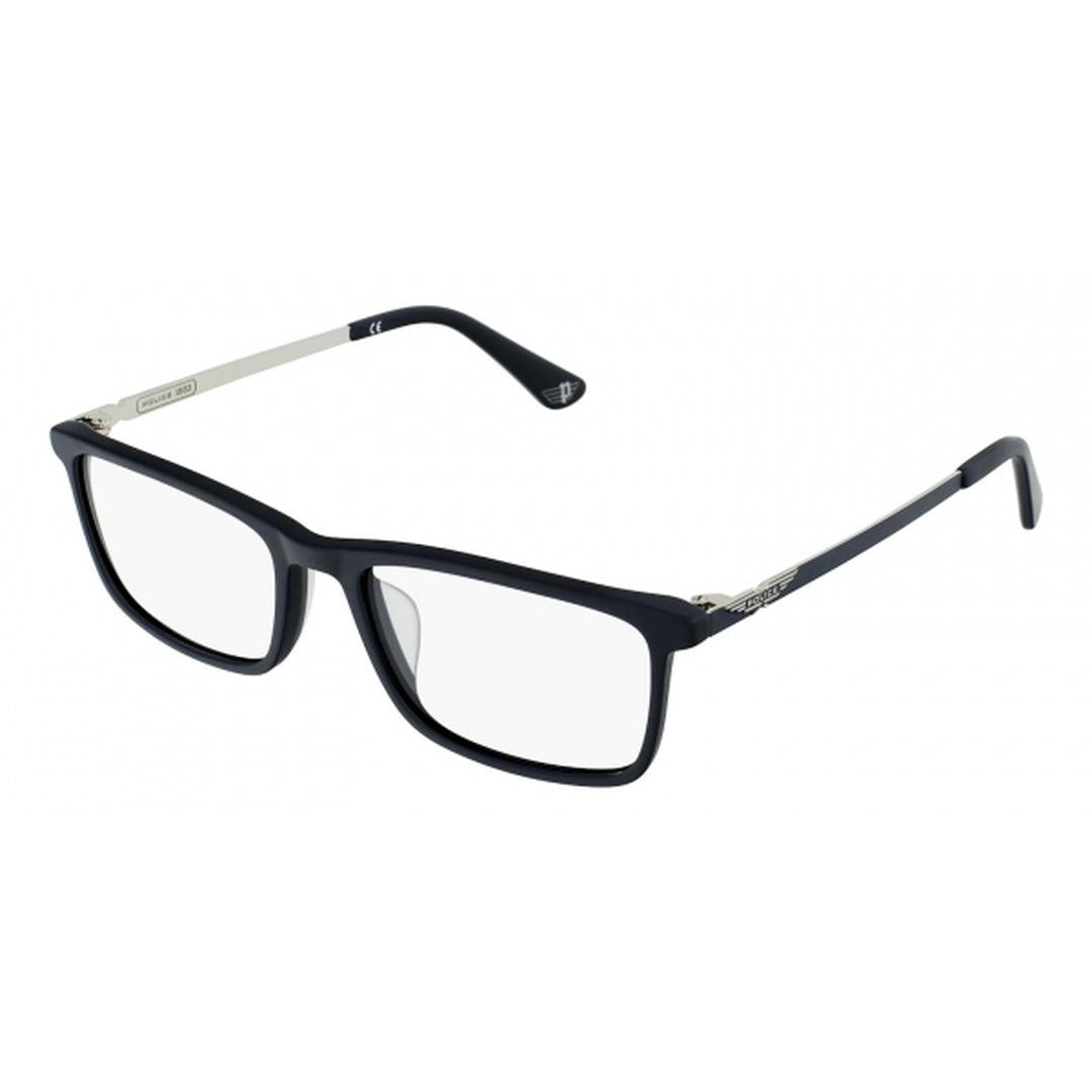 Police VPLB75 ORIGINS 32 0C03 Men's Glasses Blue Size 53 - Free Lenses - HSA/FSA Insurance - Blue Light Block Available