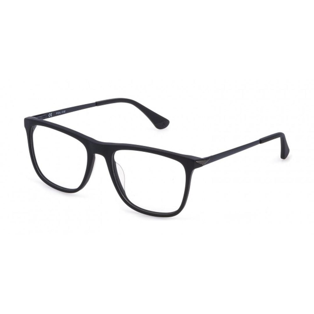 Police VPLD05 06QS Men's Glasses Blue Size 55 - Free Lenses - HSA/FSA Insurance - Blue Light Block Available