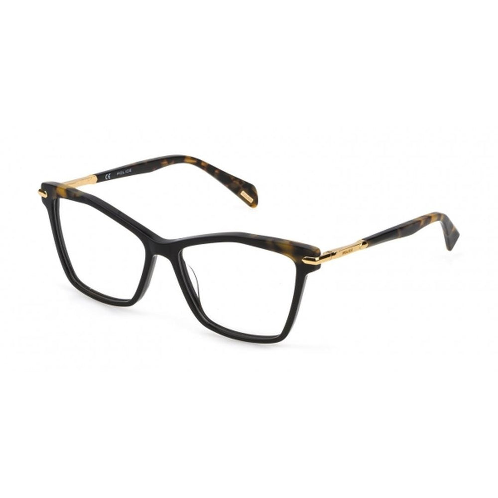 Police VPLD21 09D6 Men's Glasses Black Size 55 - Free Lenses - HSA/FSA Insurance - Blue Light Block Available