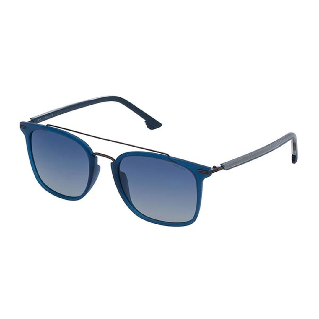 Police SPL583 DROP 3 Polarized TA5B Men's Sunglasses Blue Size 54