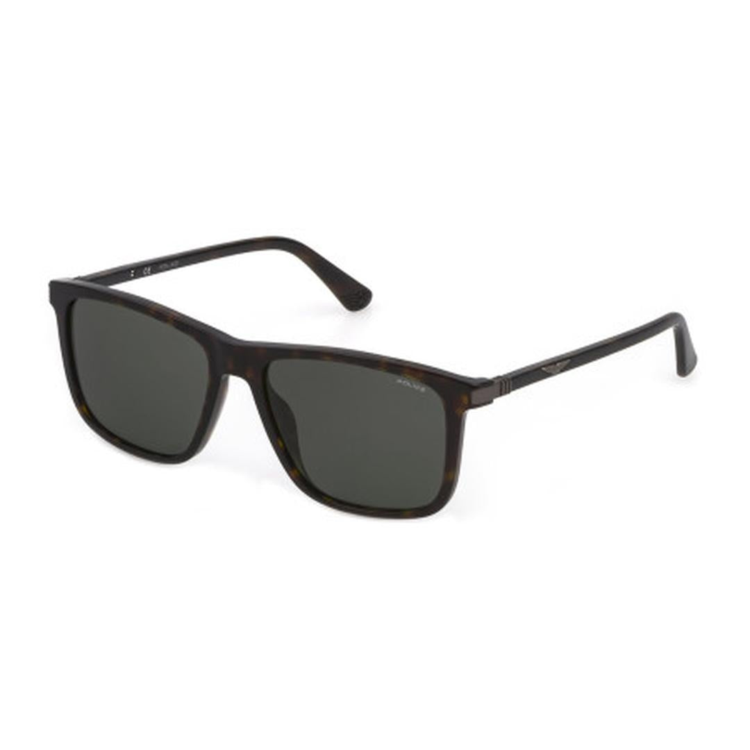 Police SPLE05 0722 Men's Sunglasses Tortoiseshell Size 57
