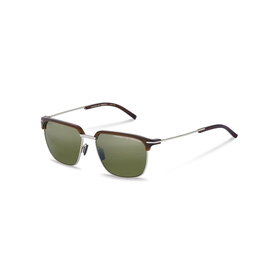 Porsche Design P8698 Polarized D Men's Sunglasses Brown Size 55