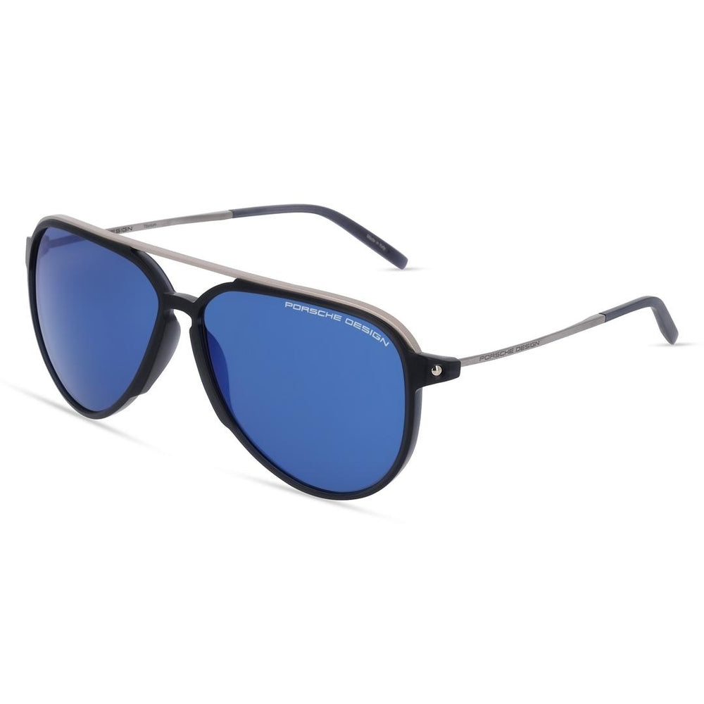 Porsche Design P8912 D Men's Sunglasses Silver Size 62