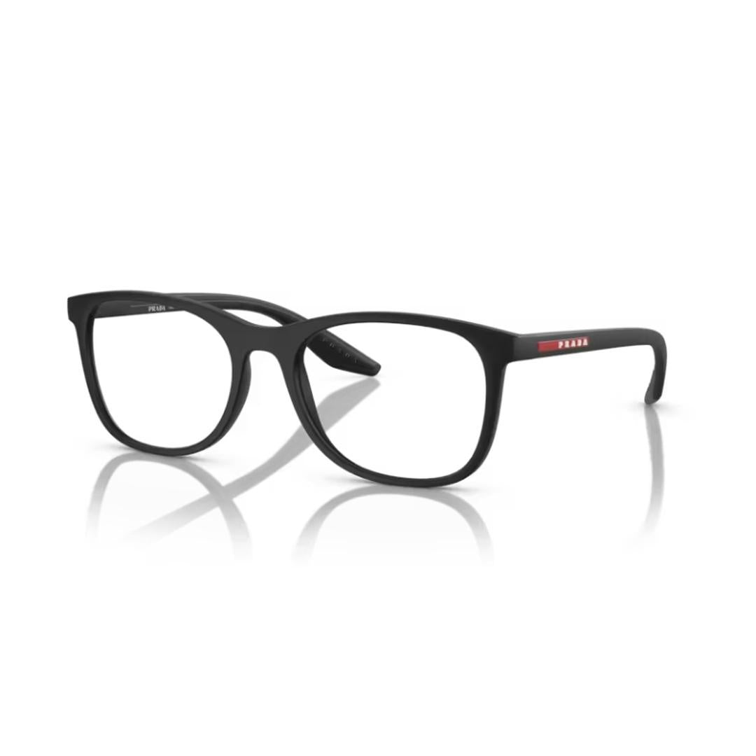 Prada Linea Rossa Man PS 05PV  DG01O1 Optical Frames Nylon Black Transparent Pillow Normal