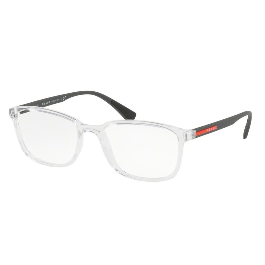 Prada Linea Rossa Lifestyle 04IV Eyeglasses 2AZ1O1 - Grey Men Rectangle