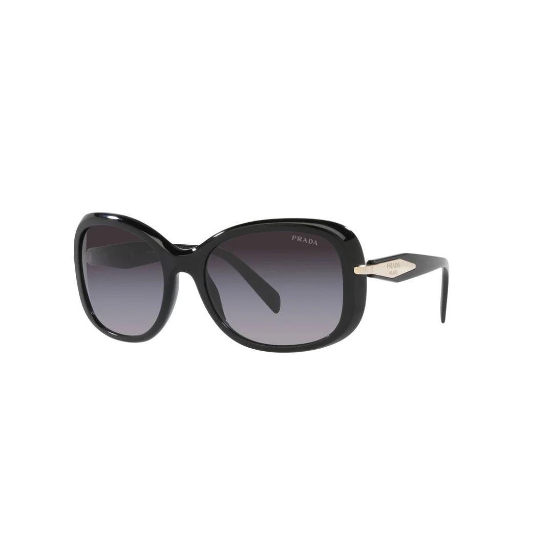 Prada 04ZS Sunglasses 1AB09S - Black - Grey Gradient Women Rectangle