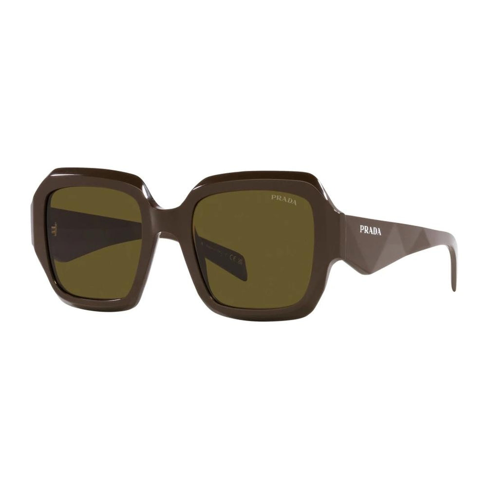Prada, Sunglasses, Female, Brown, Size: 53 MM Oversize Brown Sunglasses