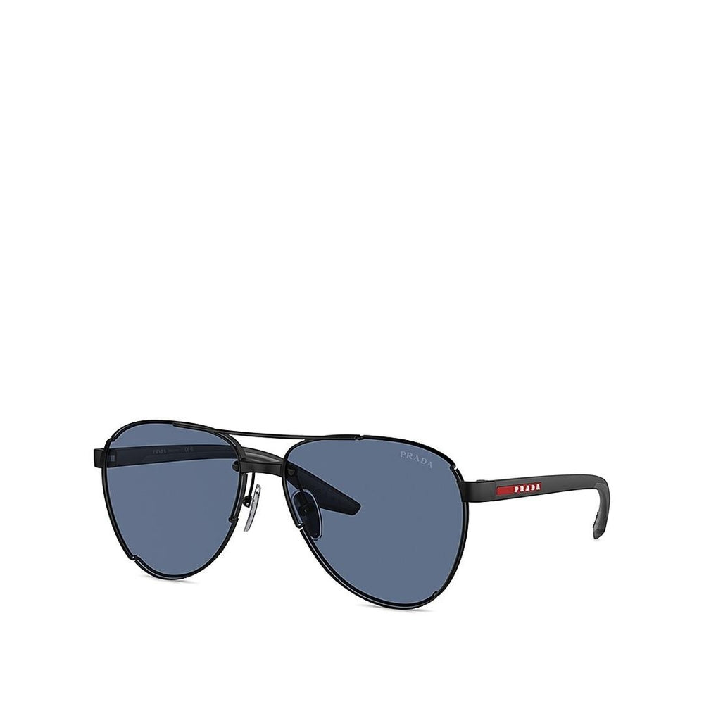 Prada Linea Rossa Men's Sunglasses, Ps 51YS - Black Blue