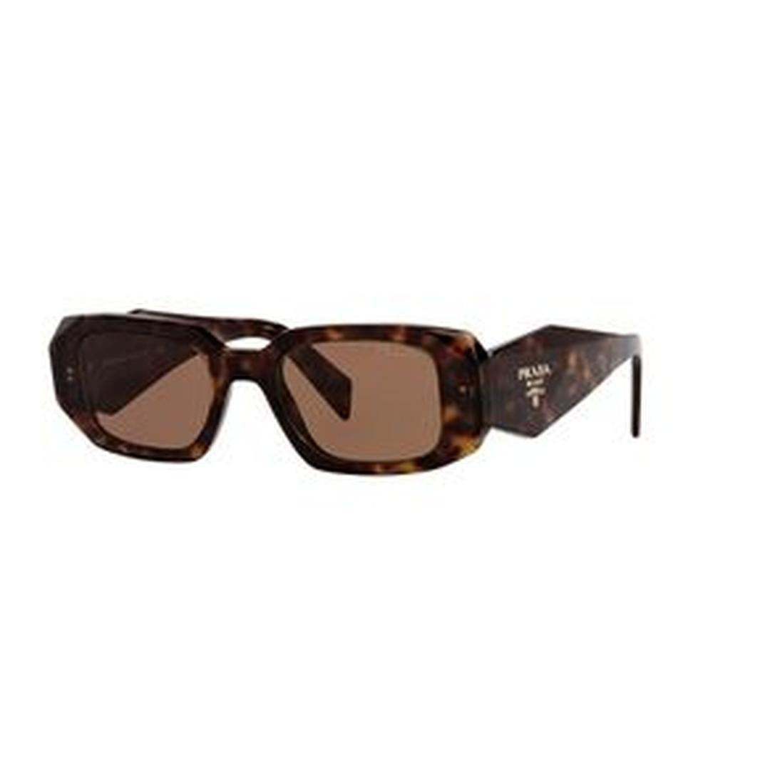 Prada 17WS Symbole Sunglasses 2AU8C1 - Havana - Brown Women Rectangle