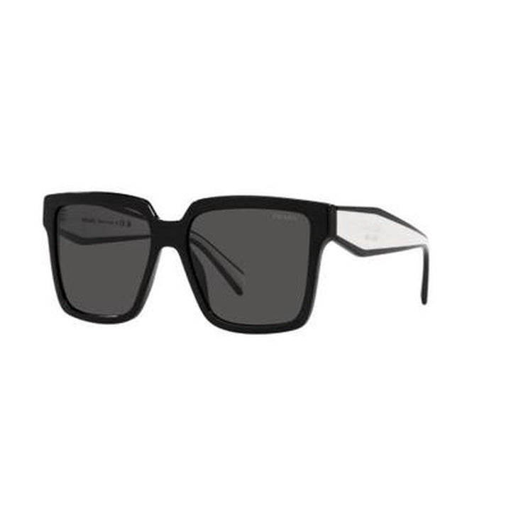 Prada 24ZS Sunglasses 1AB5S0 - Black - Dark Grey Women Square