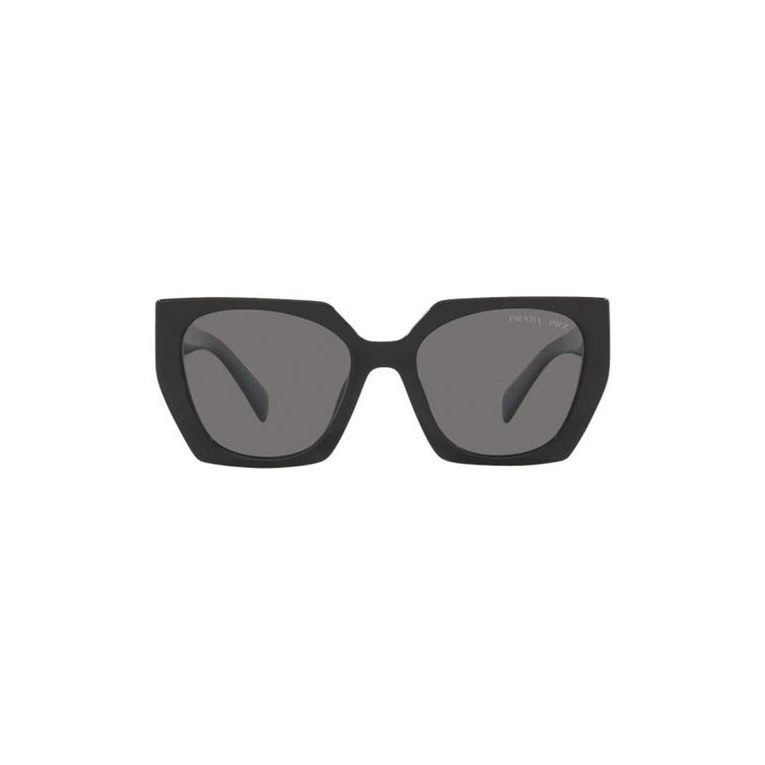 Prada 15WS Sunglasses 1AB5Z1 - Black - Dark Grey Polar Women Rectangle