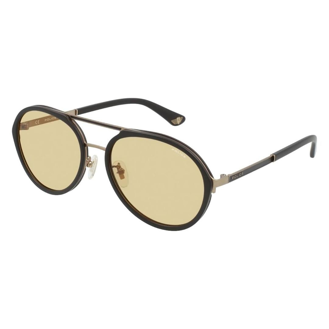 Police SPLA57 RECORD 2 08FT Men's Sunglasses Grey Size 57