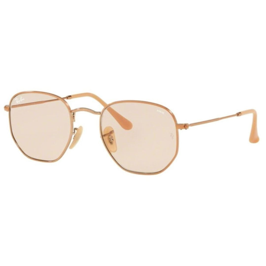 Ray-Ban Hexagonal RB 3548N 9131S0 L, ROUND Sunglasses, MALE, Available with Prescription