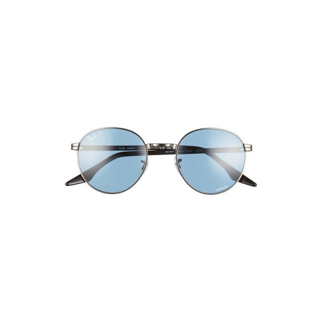 Ray-Ban RB 3691 004/S2, ROUND Sunglasses, UNISEX, Polarised, Available with Prescription