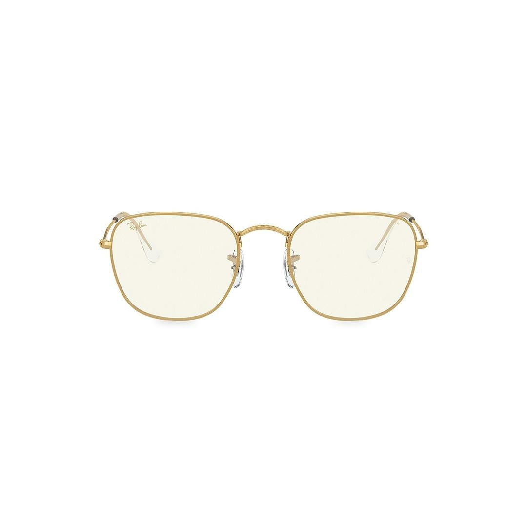 Ray-Ban Rb3857 Frank Blue-Light Clear Evolve Sunglasses, Small