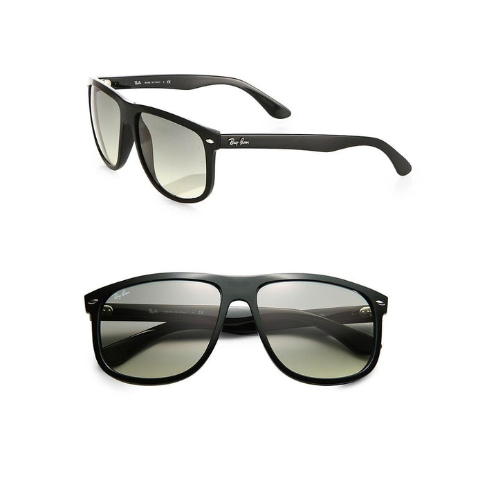Ray-Ban Rb4147 4147 Sunglasses 601/32 - Black - Crystal Grey Gradient Men Square