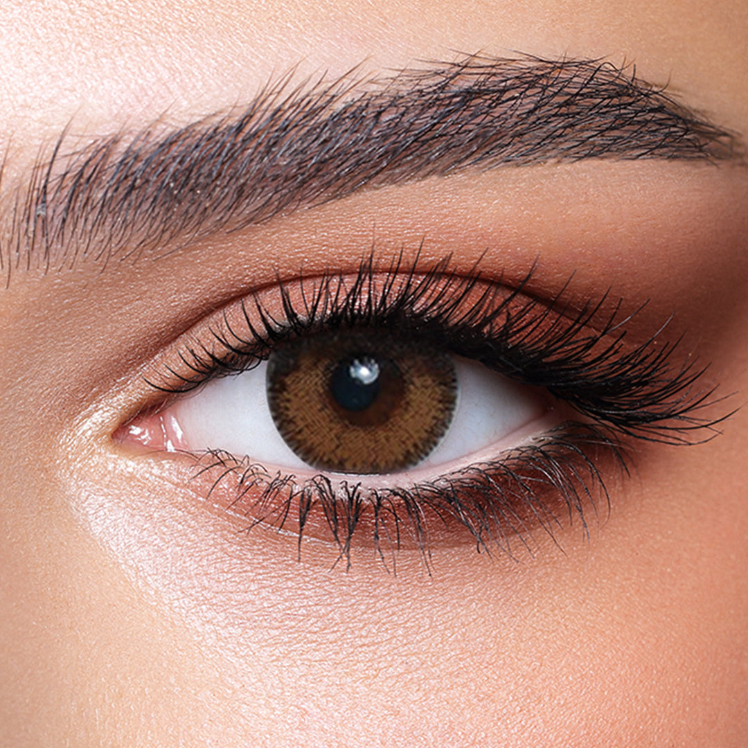 Bella Monthly Colored Contact Lenses - Glow Radiant Brown