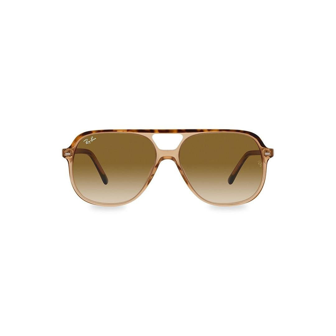 Ray-Ban Bill 2198 Sunglasses 129251 - Havana - Clear Gradient Brown Unisex Square