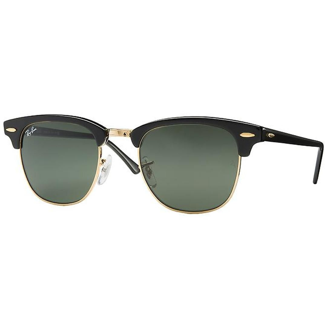Ray-Ban Round Black Green Sunglasses