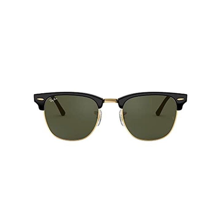 Ray-Ban Clubmaster 0RB3016 Sunglasses W0365 - Black - Green Men Square