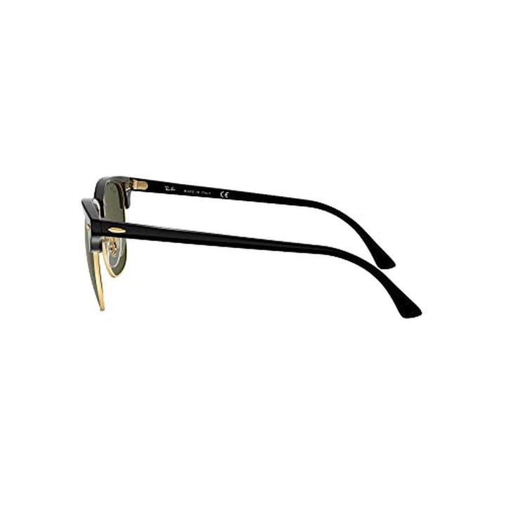 Ray-Ban Clubmaster 0RB3016 Sunglasses W0365 - Black - Green Men Square