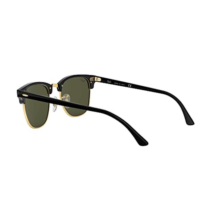 Ray-Ban Clubmaster 0RB3016 Sunglasses W0365 - Black - Green Men Square