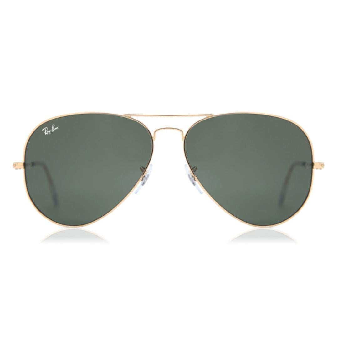 Ray-Ban Aviator Gold Green Sunglasses