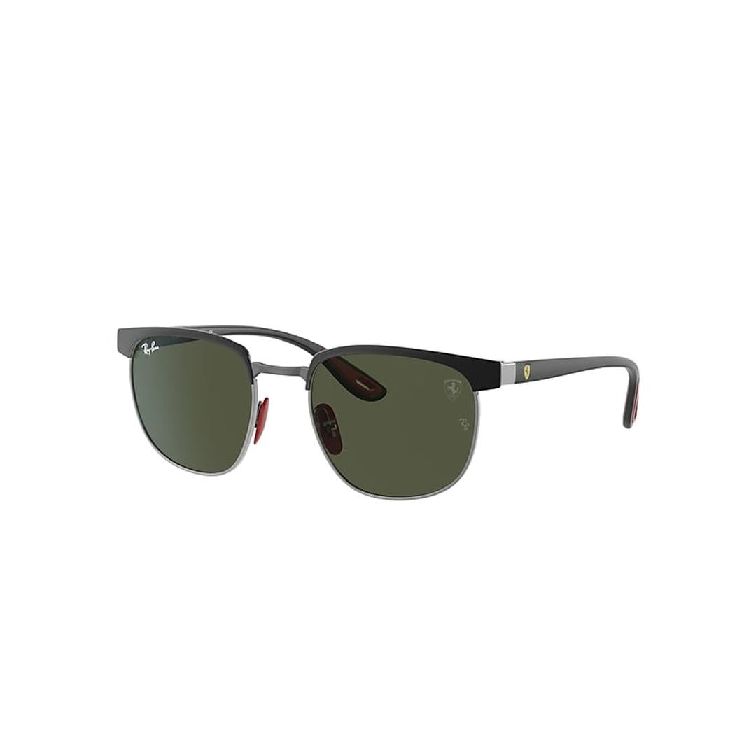 RayBan 0RB3698MF07331 Unisex Square Black On Gunmetal 53-20-145