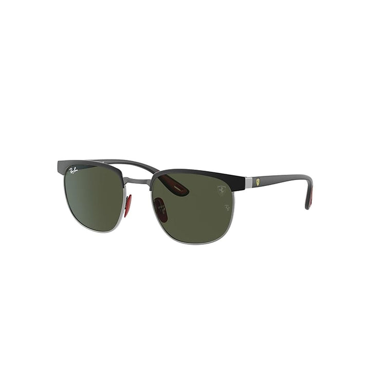 RayBan 0RB3698MF07331 Unisex Square Black On Gunmetal 53-20-145