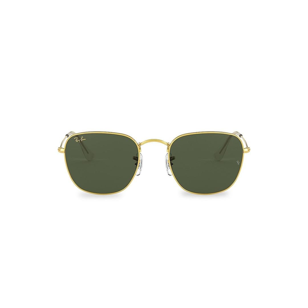 Ray-Ban Round Unisex Gold Green G-15 Sunglasses