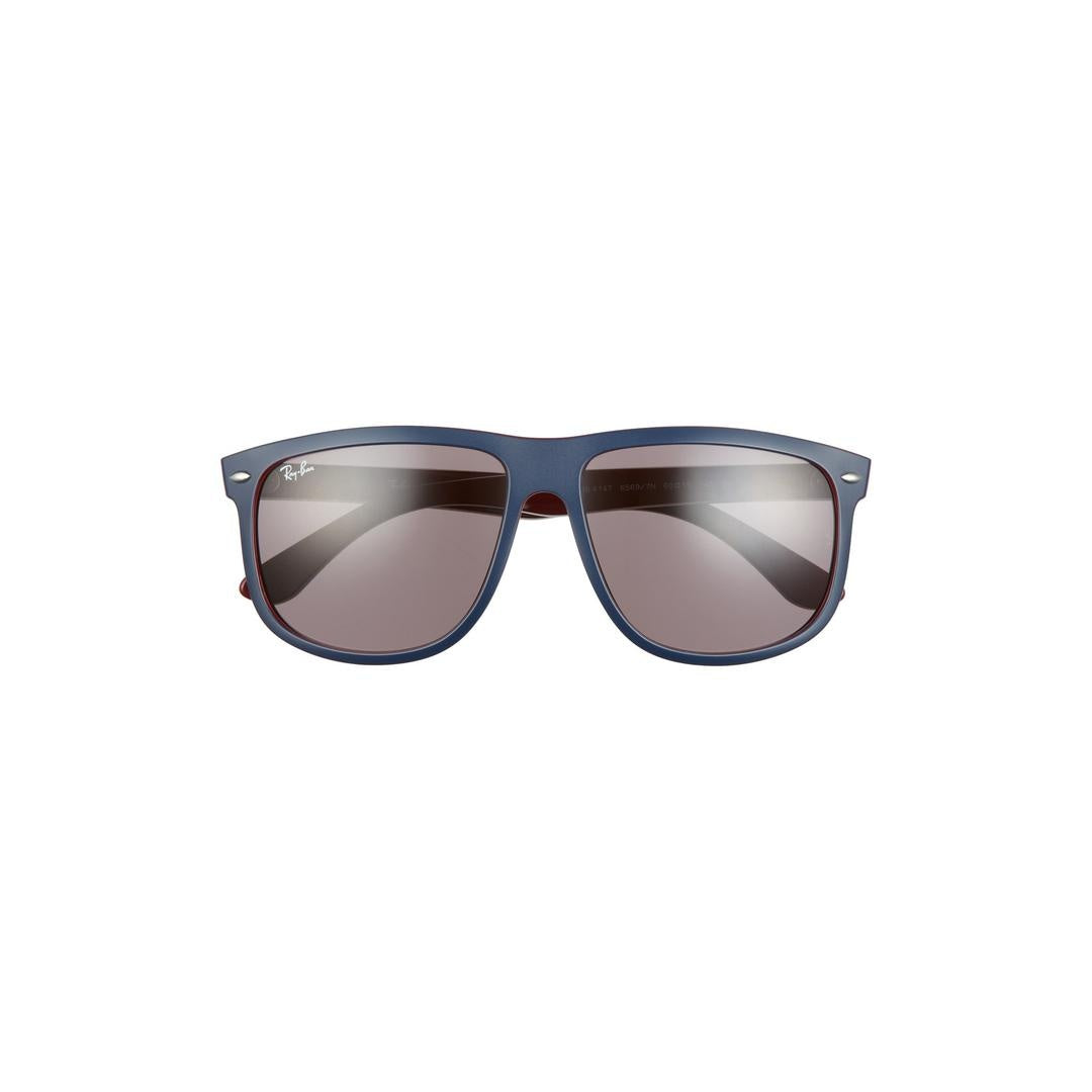 RayBan 0RB414765697N Men Square Blue On Brown 60-15-145