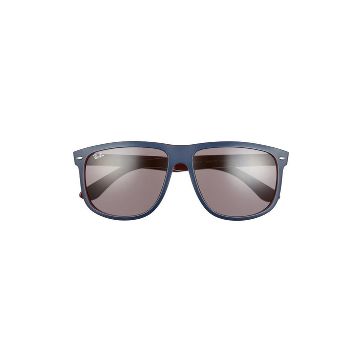 RayBan 0RB414765697N Men Square Blue On Brown 60-15-145