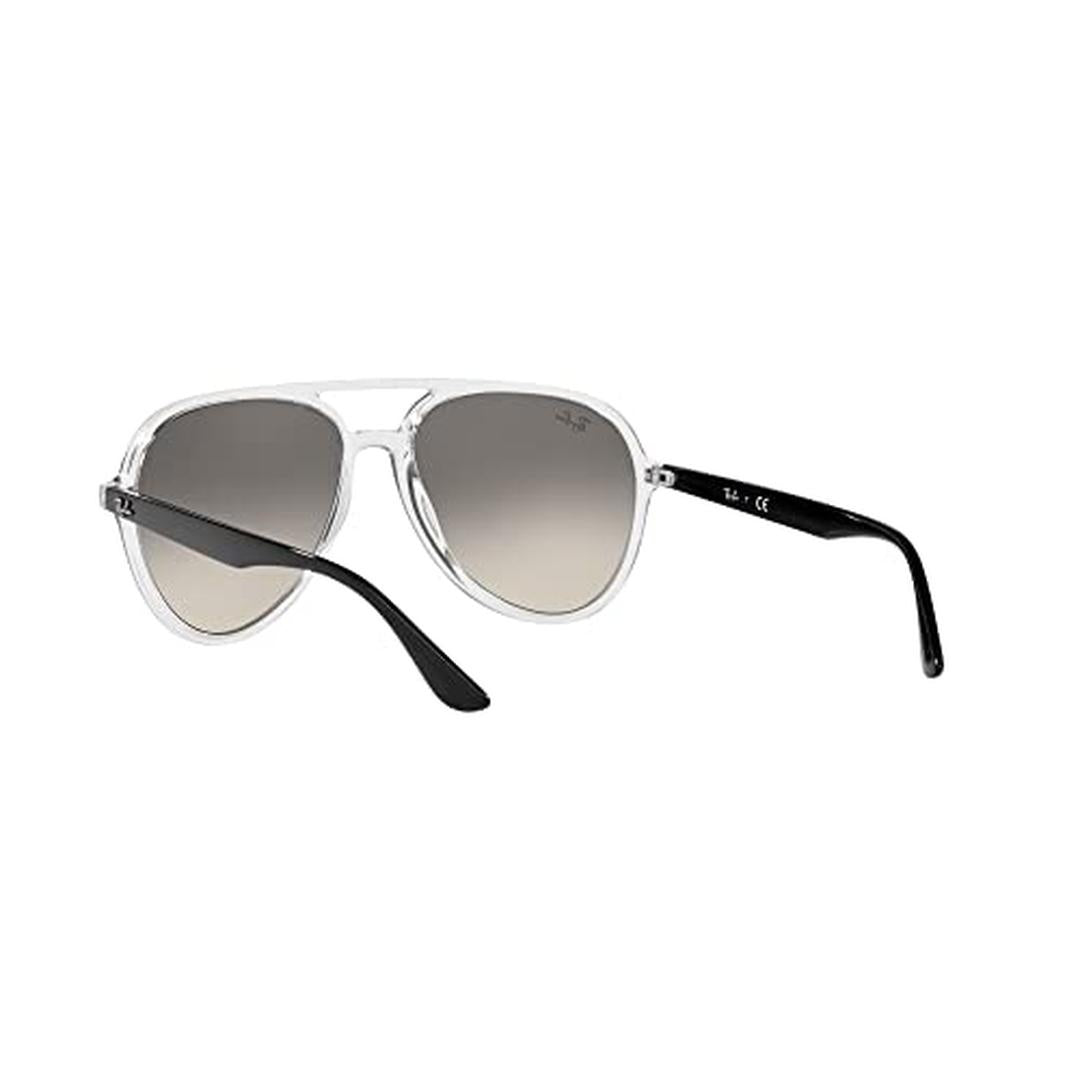 Ray-Ban 4376 Sunglasses 647711 - Clear - Grey Gradient Unisex Pilot