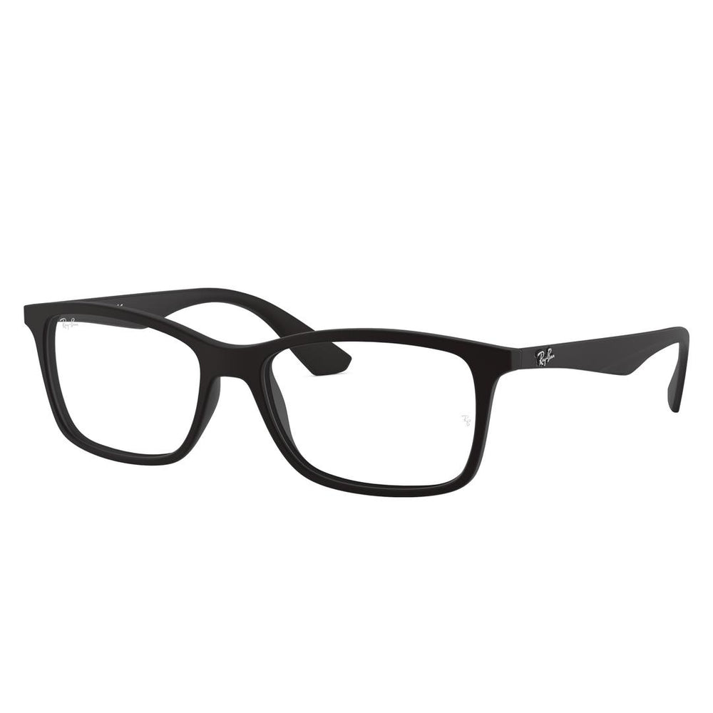 Ray-Ban 7047 Eyeglasses 5196 - Black Men Rectangle