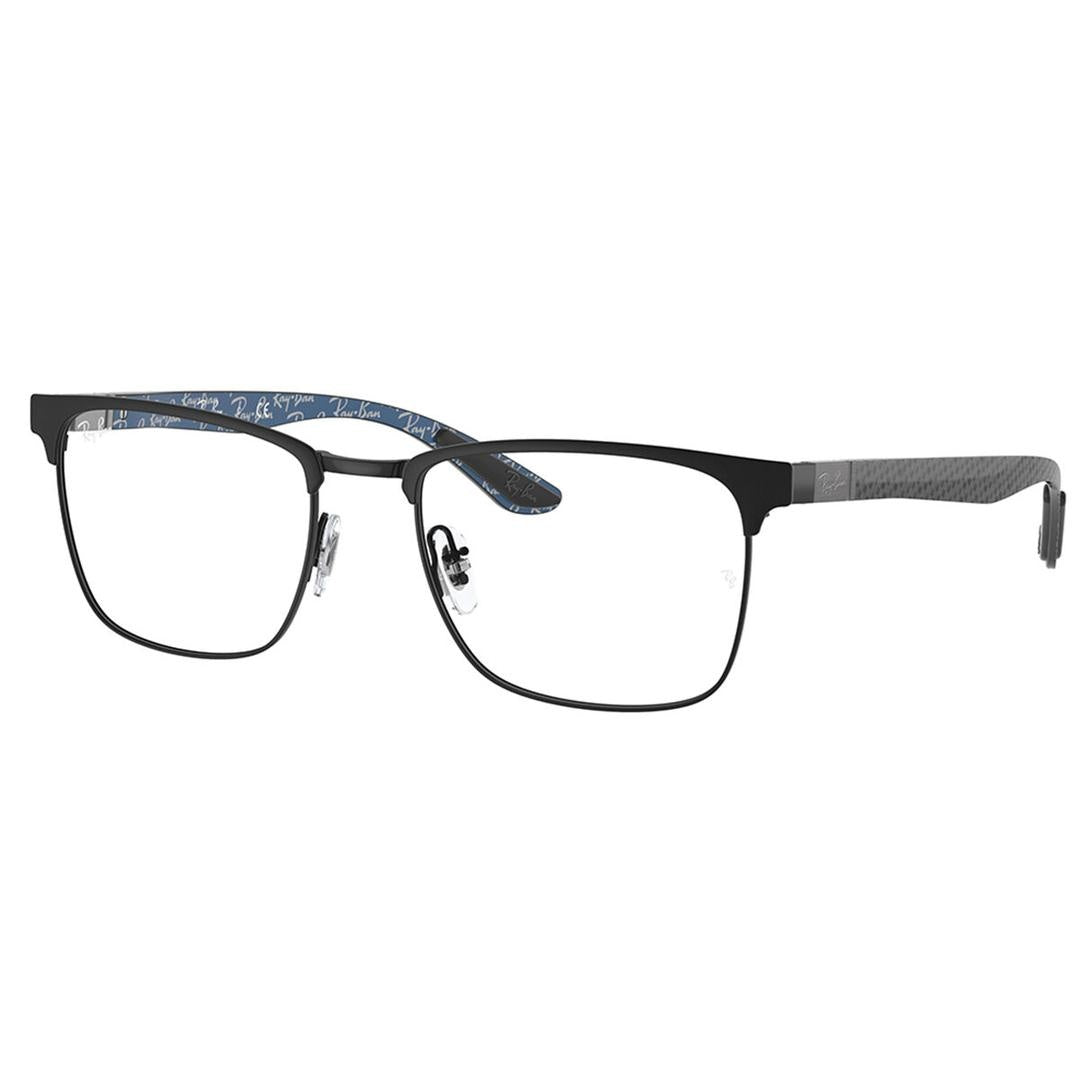 Ray-Ban 8421 Eyeglasses 2904 - Black Unisex Square