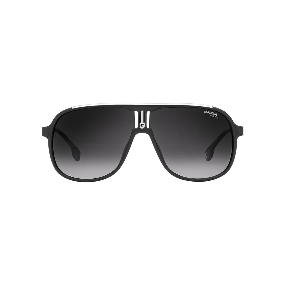 Carrera 1006/S 2003842m260ha Metal Sunglass Frames For Unisex Adult Full Rim Navigator Black Gold With Gradient Brown Shaded Non-Polarized 62-10-140