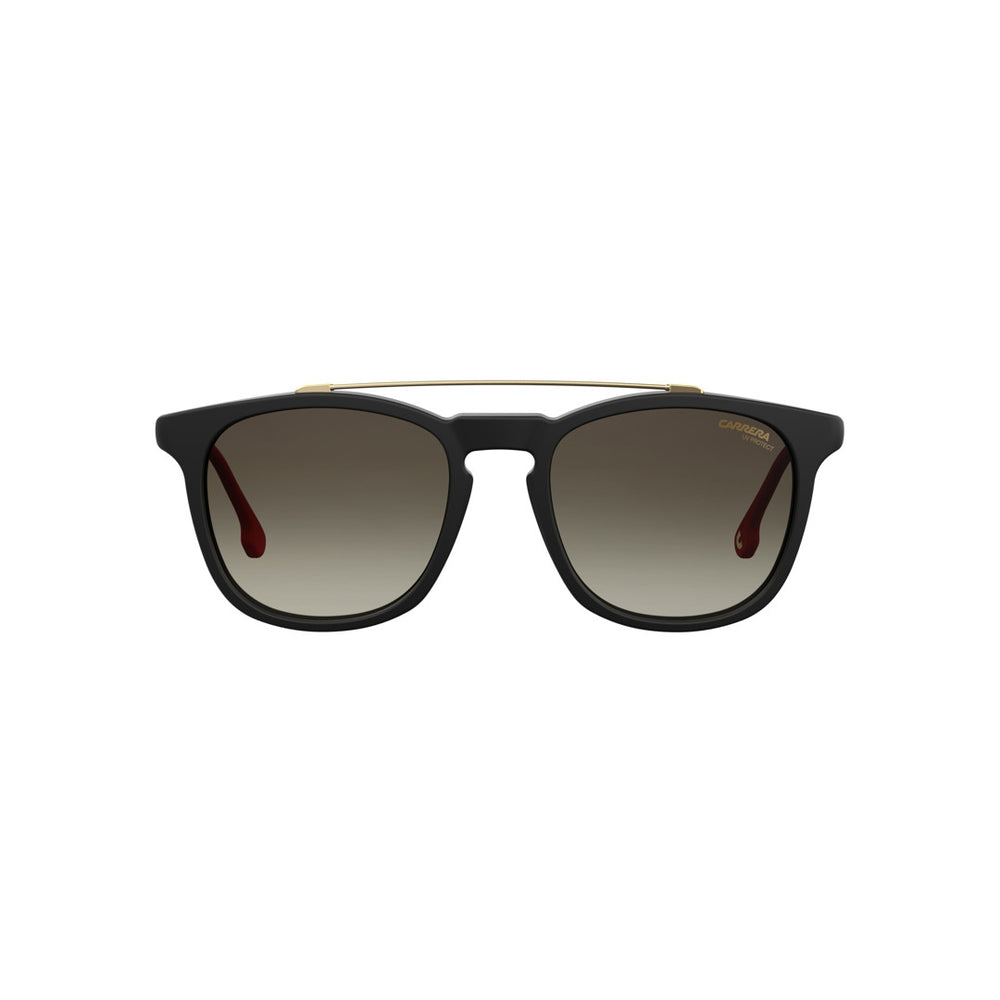 Carrera 166/S 200909kj159ir Metal Sunglass Frames For Men Full Rim Pilot Dark Ruthenium With Solid Tint Grey Non-Polarized 51-19-145
