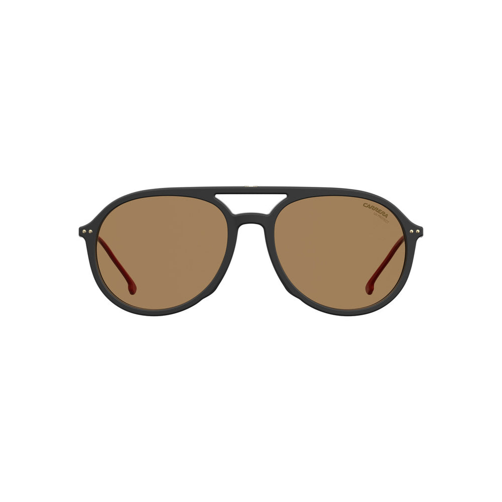 Carrera Glory 201034003582k Metal Sunglass Frames For Unisex Adult Full Rim Pilot Matte Black With Antireflex Grey Antireflex Non-Polarized 53-17-135